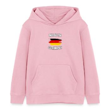 Fabriqué en Allemagne - Sweat à capuche enfant bio Stanley/Stella - rose pâle - Devant - AI Model Kid Female (0cm)