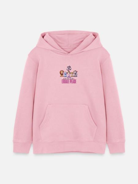 Meditation Squad - Kinder Organic Hoodie Mini Cruiser von Stanley/Stella - Hellrosa