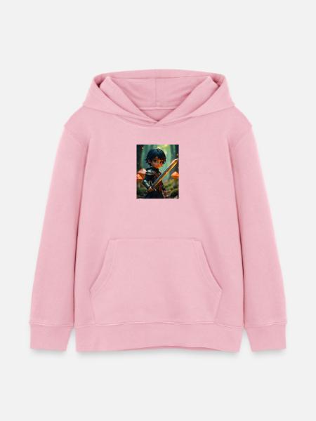 Kinderkleidung - Kinder Organic Hoodie Mini Cruiser von Stanley/Stella - Hellrosa