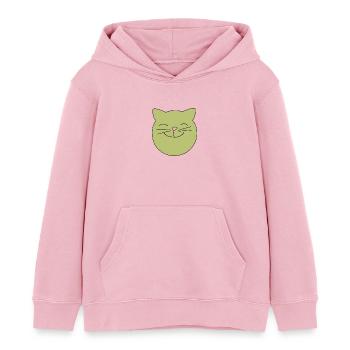 katzenkopf grün - Kinder Organic Hoodie Mini Cruiser von Stanley/Stella - Hellrosa - Vorne - AI Model Kid Female (0cm)
