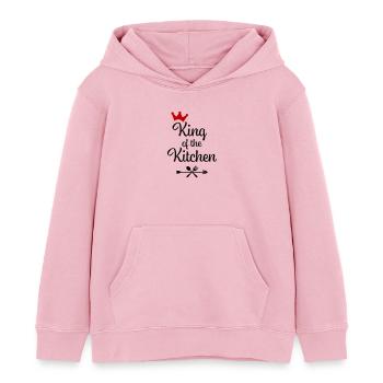 Men's Cooking Apron - Kids Organic Hoodie by Stanley/Stella - cotton pink - Front - AI Model Kid Female (0cm)