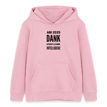 Abi Spruch - Sweat à capuche enfant bio Stanley/Stella - rose pâle - Devant - AI Model Kid Female (0cm)