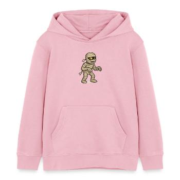 Mummy Comic - Kids Organic Hoodie by Stanley/Stella - cotton pink - Front - AI Model Kid Female (0cm)