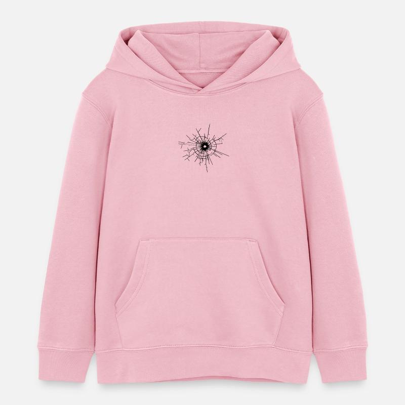 fissure de verre - Sweat à capuche enfant bio Stanley/Stella - rose pâle