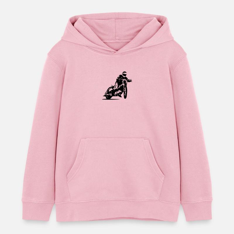 Speedway Racing - Sweat à capuche enfant bio Stanley/Stella - rose pâle