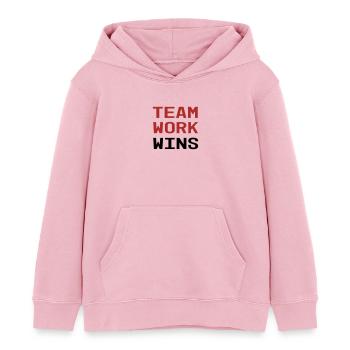 Teamwork - Kinder Organic Hoodie Mini Cruiser von Stanley/Stella - Hellrosa - Vorne - AI Model Kid Female (0cm)