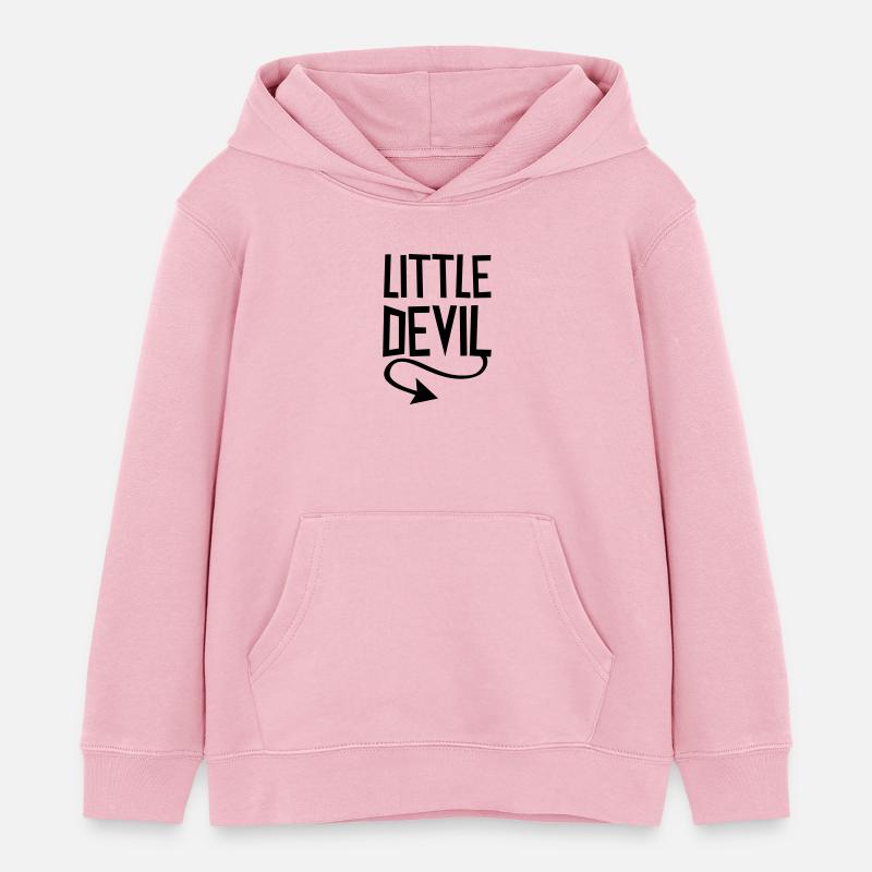 Little Devil - Kinder Organic Hoodie Mini Cruiser von Stanley/Stella - Hellrosa