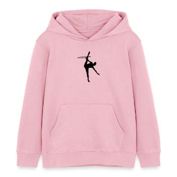 Rhythmische Gymnastik 2 - Kinder Organic Hoodie Mini Cruiser von Stanley/Stella - Hellrosa - Vorne - AI Model Kid Female (0cm)