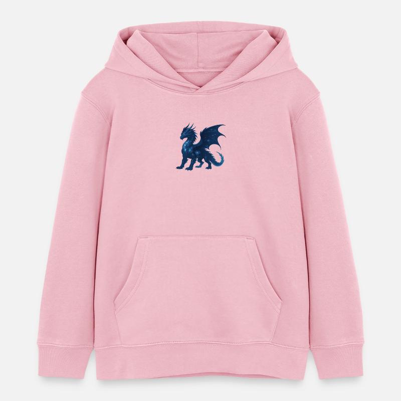Dragon - Sweat à capuche enfant bio Stanley/Stella - rose pâle