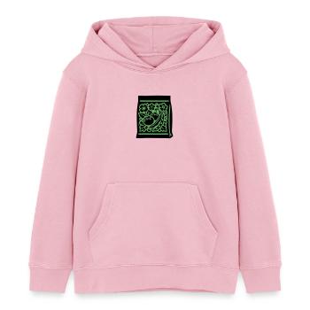 Seeds Bag Tomatoes Vegetables - Kids Organic Hoodie by Stanley/Stella - cotton pink - Front - AI Model Kid Female (0cm)