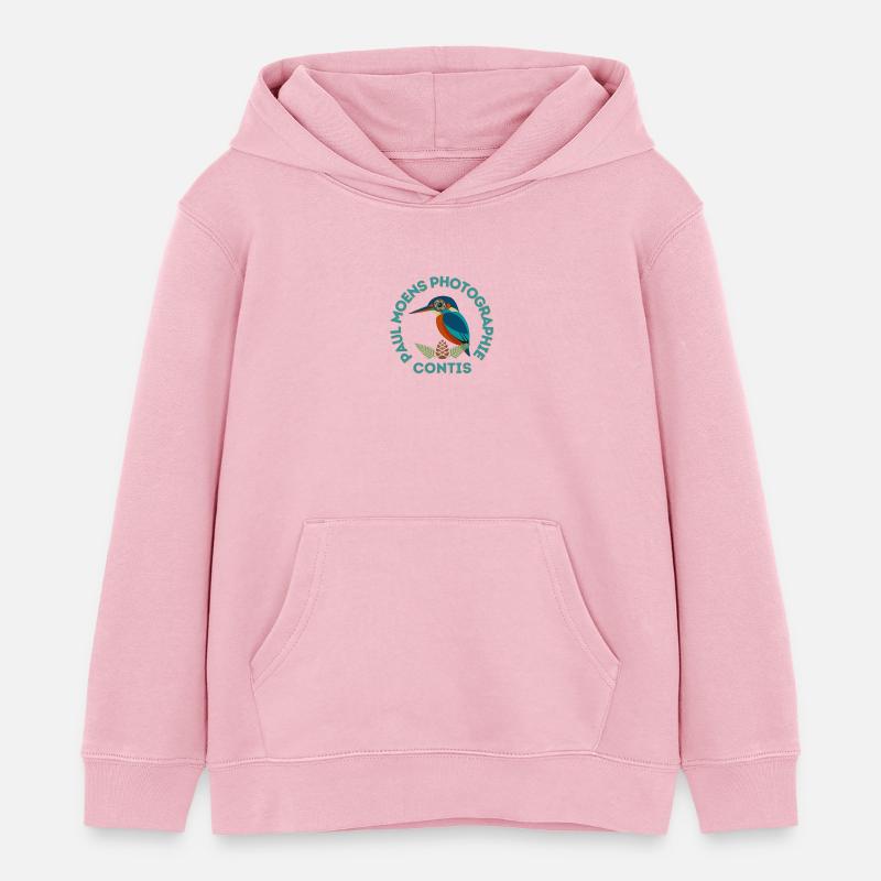 Copie_de_Copie_de_Sans_titre - Sweat à capuche enfant bio Stanley/Stella - rose pâle