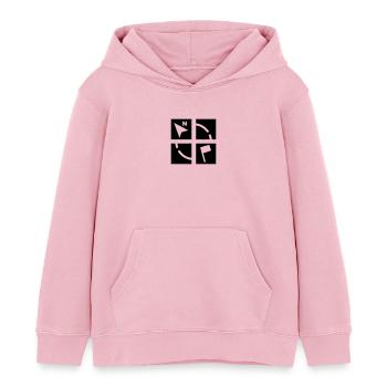 Land Surveying - Kinder Organic Hoodie Mini Cruiser von Stanley/Stella - Hellrosa - Vorne - AI Model Kid Female (0cm)
