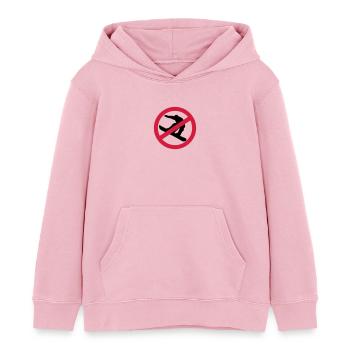 Anti Snowboard - Kinder Organic Hoodie Mini Cruiser von Stanley/Stella - Hellrosa - Vorne - AI Model Kid Female (0cm)