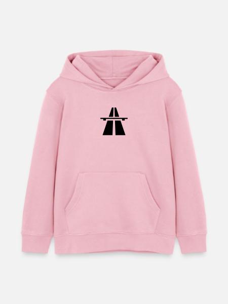 Autobahn - Kinder Organic Hoodie Mini Cruiser von Stanley/Stella - Hellrosa
