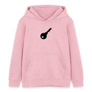 Schlüssel - Kinder Organic Hoodie Mini Cruiser von Stanley/Stella - Hellrosa - Vorne - AI Model Kid Female (0cm)