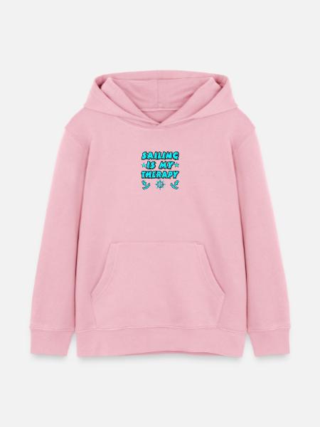 Segeln - Kinder Organic Hoodie Mini Cruiser von Stanley/Stella - Hellrosa