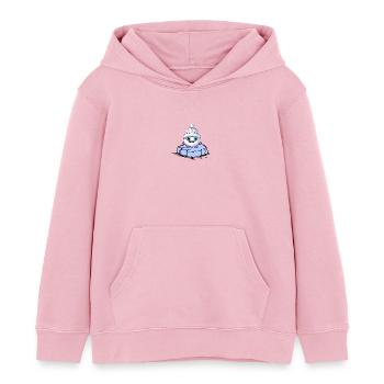 monster eisscholle - Kinder Organic Hoodie Mini Cruiser von Stanley/Stella - Hellrosa - Vorne - AI Model Kid Female (0cm)