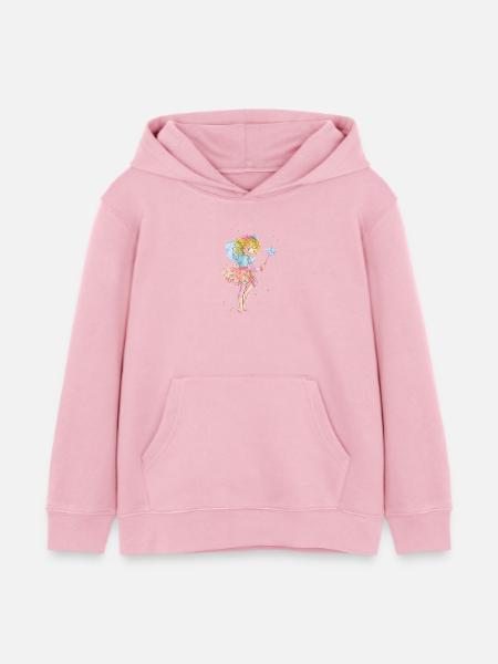 Prinzessin Lillifee Konfetti - Kinder Organic Hoodie Mini Cruiser von Stanley/Stella - Hellrosa