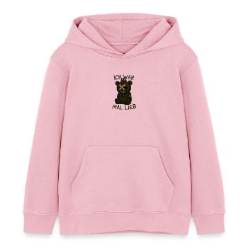 Punk - Kinder Organic Hoodie Mini Cruiser von Stanley/Stella - Hellrosa - Vorne - AI Model Kid Female (0cm)