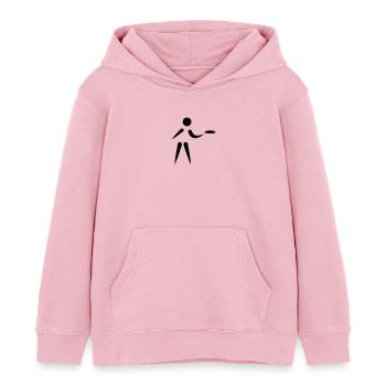 Discgolf - Kinder Organic Hoodie Mini Cruiser von Stanley/Stella - Hellrosa - Vorne - AI Model Kid Female (0cm)