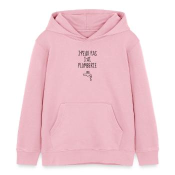 Klempner / Sanitär / Arbeit / Job - Kinder Organic Hoodie Mini Cruiser von Stanley/Stella - Hellrosa - Vorne - AI Model Kid Female (0cm)