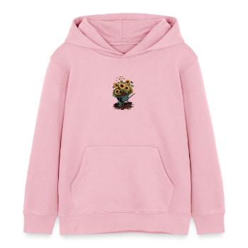 Hobbygärtner Sprüche - Kinder Organic Hoodie Mini Cruiser von Stanley/Stella - Hellrosa - Vorne - AI Model Kid Female (0cm)