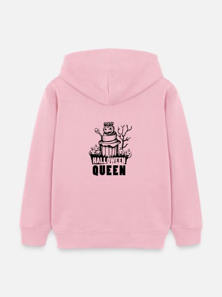 Halloween Queen - Kinder Organic Hoodie Mini Cruiser von Stanley/Stella - Hellrosa