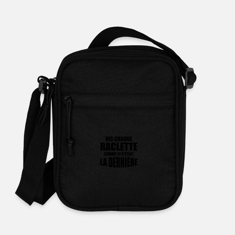 Raclette, queso, queso fundido - 
Bandolera - negro