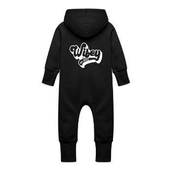 Wifey Est. 2022 Future Mme, Fête de fiançailles - Grenouillère à capuche bio en molleton Bébé - vanille - Dos