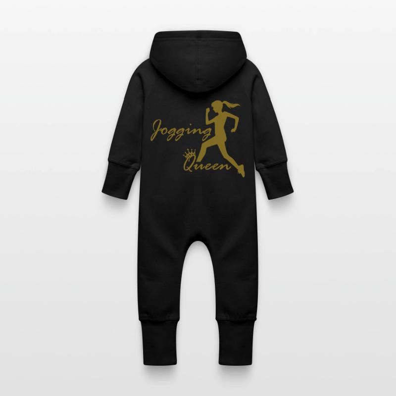jogging Baby Bio Sweat Overall mit Kapuze