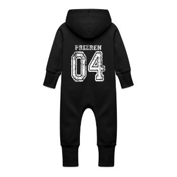 Prizren 04 Albanais du Kosovo Conception - Grenouillère à capuche bio en molleton Bébé - vanille - Dos