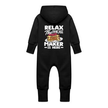 Relax The Pancake Maker est là - Grenouillère à capuche bio en molleton Bébé - vanille - Dos