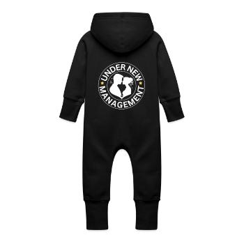 Unter neuer Leitung Hochzeit Design - Baby Bio Sweat Overall mit Kapuze - Vanille-Milchshake - Hinten
