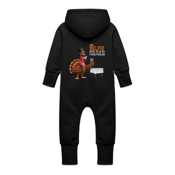 Turkey Problems - Baby Bio Sweat Overall mit Kapuze - Vanille-Milchshake - Hinten