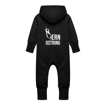 Bern Ostring - Baby Organic Sweat Overalls With Hood - vanilla - Back