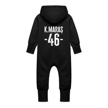 Kahramanmaraş 46 – Histoire de la Turquie - Grenouillère à capuche bio en molleton Bébé - vanille - Dos