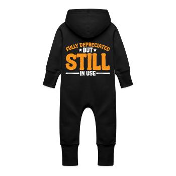 Fully Depreciated But Still In Use 39 - Baby Bio Sweat Overall mit Kapuze - Schwarz - Hinten