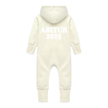 Remise des diplômes 2025 - Grenouillère à capuche bio en molleton Bébé - vanille - Dos