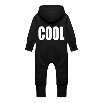 Cool - Grenouillère à capuche bio en molleton Bébé - vanille - Dos