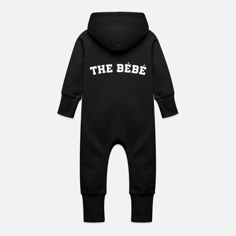 The bébé - Baby Bio Sweat Overall mit Kapuze - Schwarz
