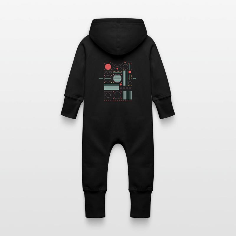 Conception élémentaire Grenouillère à capuche bio en molleton Bébé