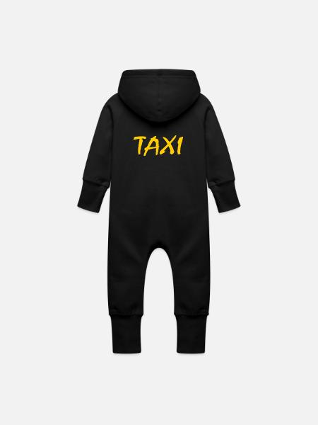 Taxi - Baby Bio Sweat Overall mit Kapuze - Schwarz