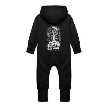 Mission spatiale - Grenouillère à capuche bio en molleton Bébé - vanille - Dos