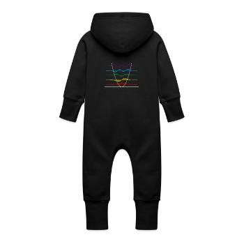 Harmonischer Oszillator - Baby Bio Sweat Overall mit Kapuze - Vanille-Milchshake - Hinten