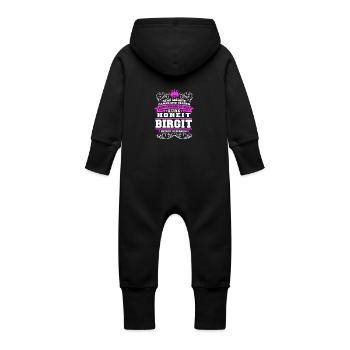 Eure Hoheit - Birgit - Baby Bio Sweat Overall mit Kapuze - Vanille-Milchshake - Hinten