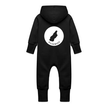 simple Pilsensee - Grenouillère à capuche bio en molleton Bébé - vanille - Dos