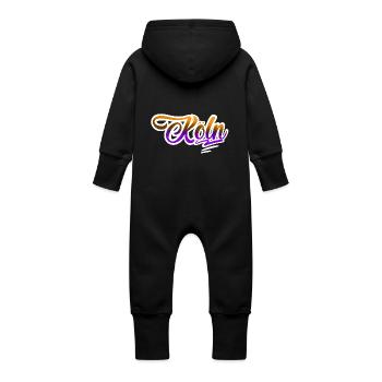 Cologne - Grenouillère à capuche bio en molleton Bébé - vanille - Dos