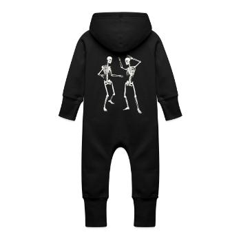 Tanzen - Baby Bio Sweat Overall mit Kapuze - Vanille-Milchshake - Hinten