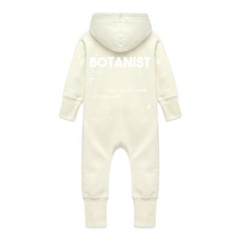 Botaniste - Grenouillère à capuche bio en molleton Bébé - vanille - Dos