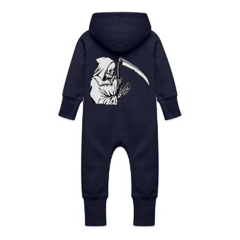 Reaper - Baby Bio Sweat Overall mit Kapuze - Navy - Hinten
